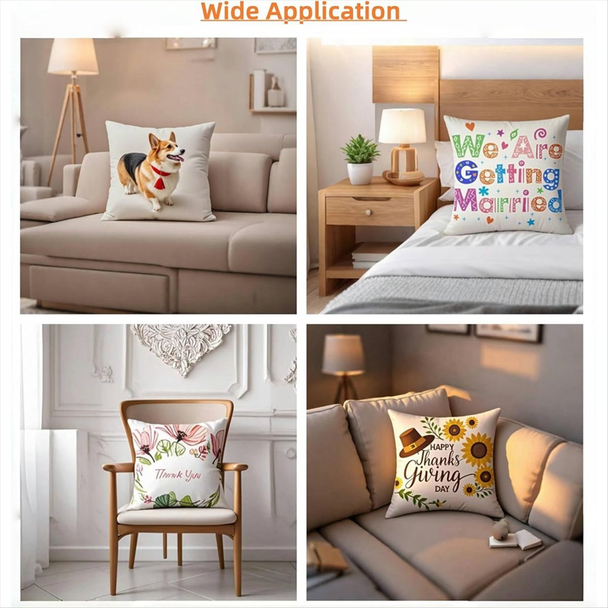 N14R Top 8pcs Sublimation Blan - Pillow Cover Sublimation ulasan dan harga