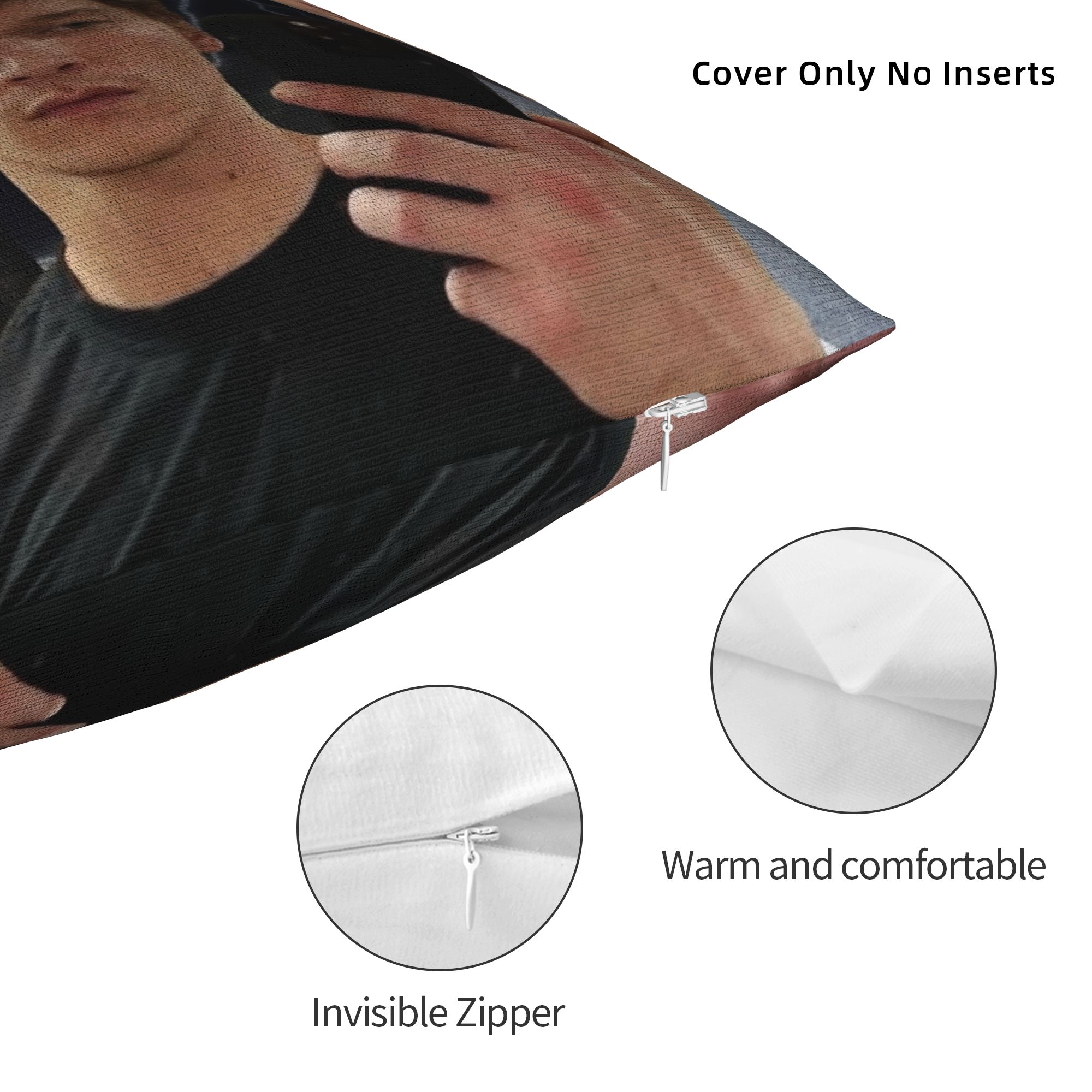 Connor Storrie Heated Rivalry  - Pillow Cover Sublimation ulasan dan harga