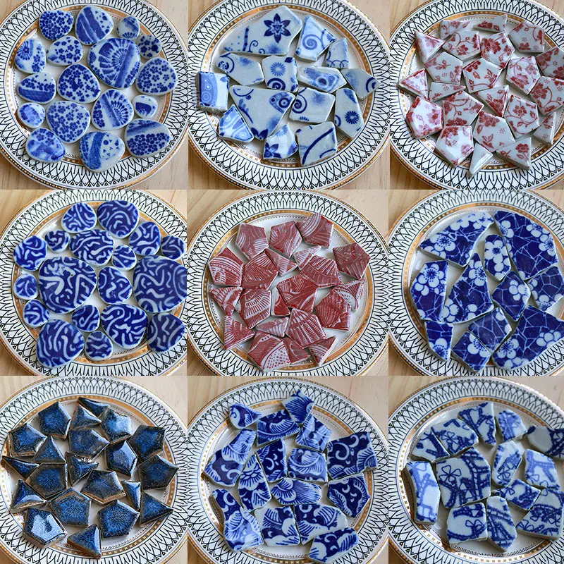 100g Oval Ceramic Mosaic Tiles - Ceramic Tile Blank ulasan dan harga