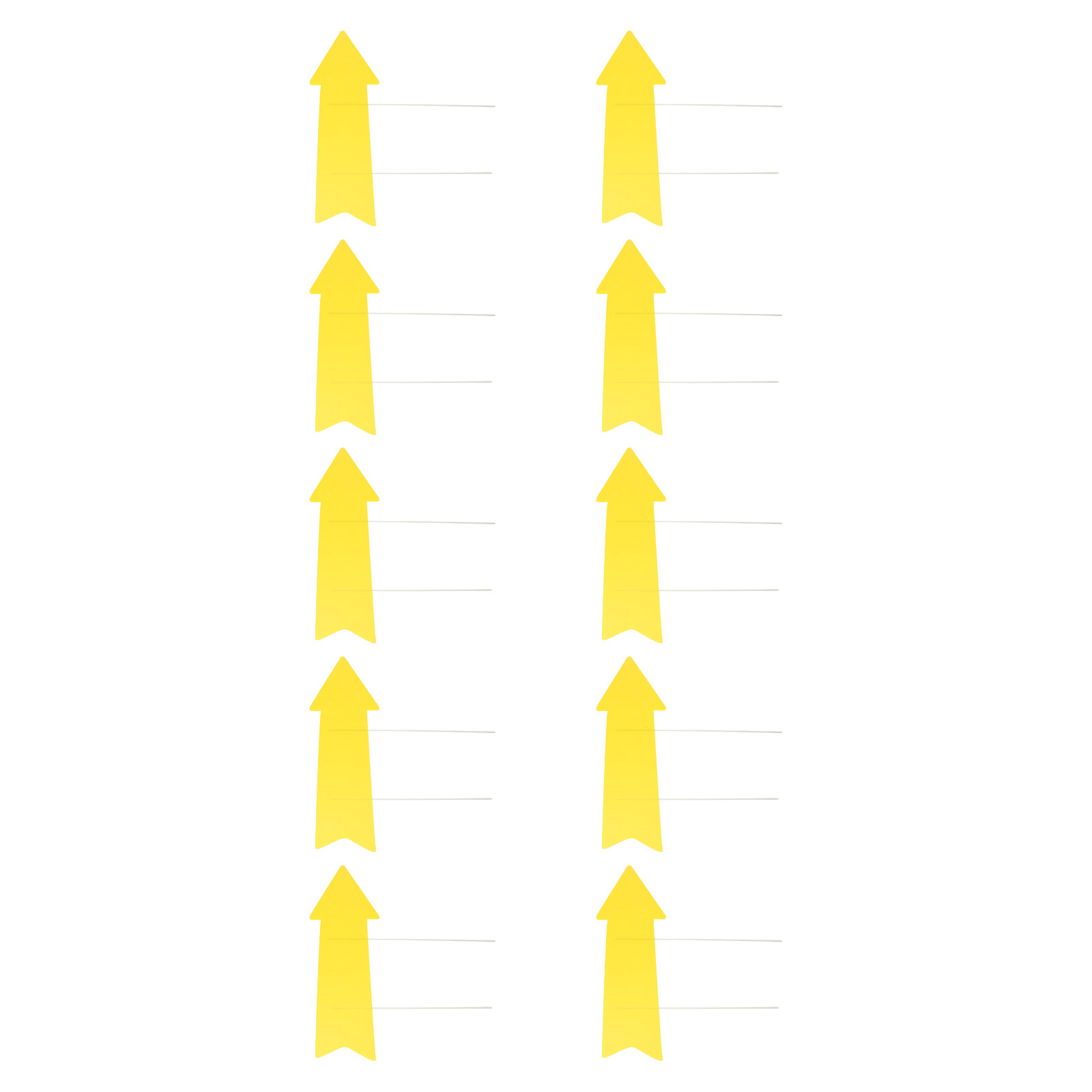 10Pcs Yellow Arrow Yard Signs  - Yard Sign Blank ulasan dan harga