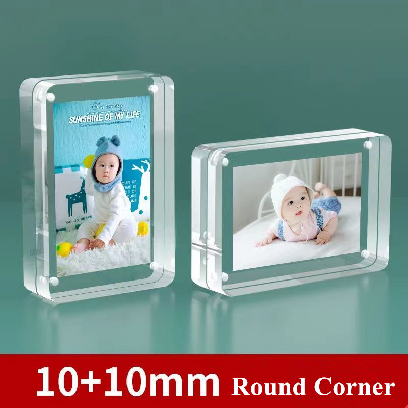 4x6cm / 6x9cm Double Sided Mag - Photo Acrylic Block ulasan dan harga