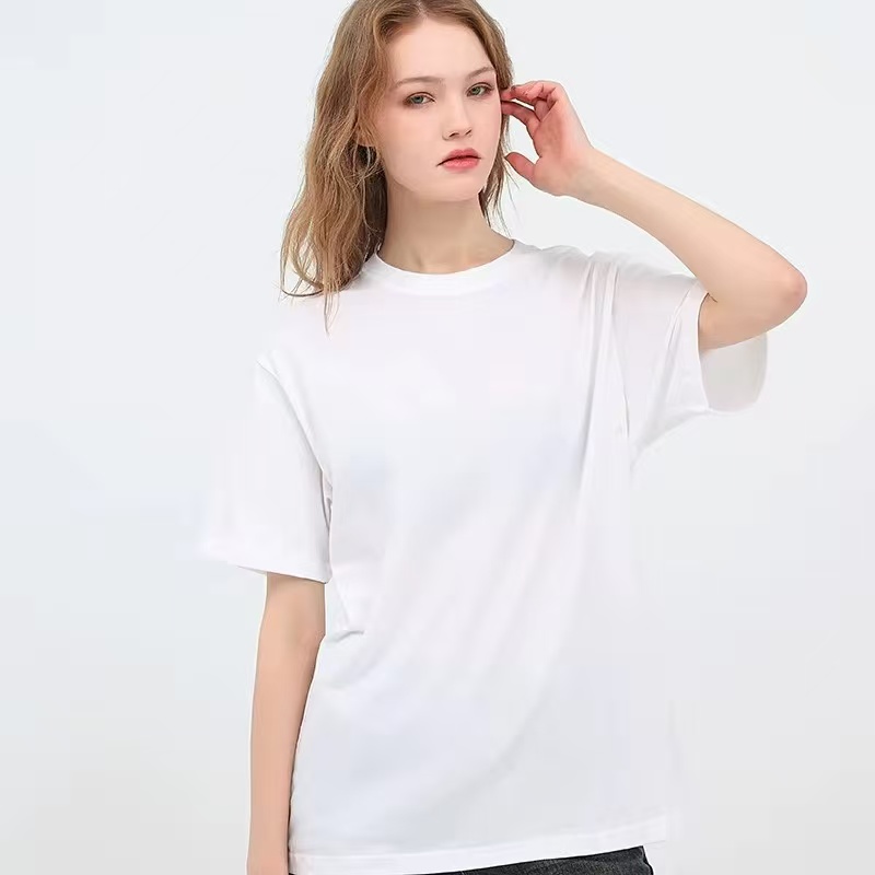 High-quality 220g pure cotton  - Dtg Shirt Blank ulasan dan harga
