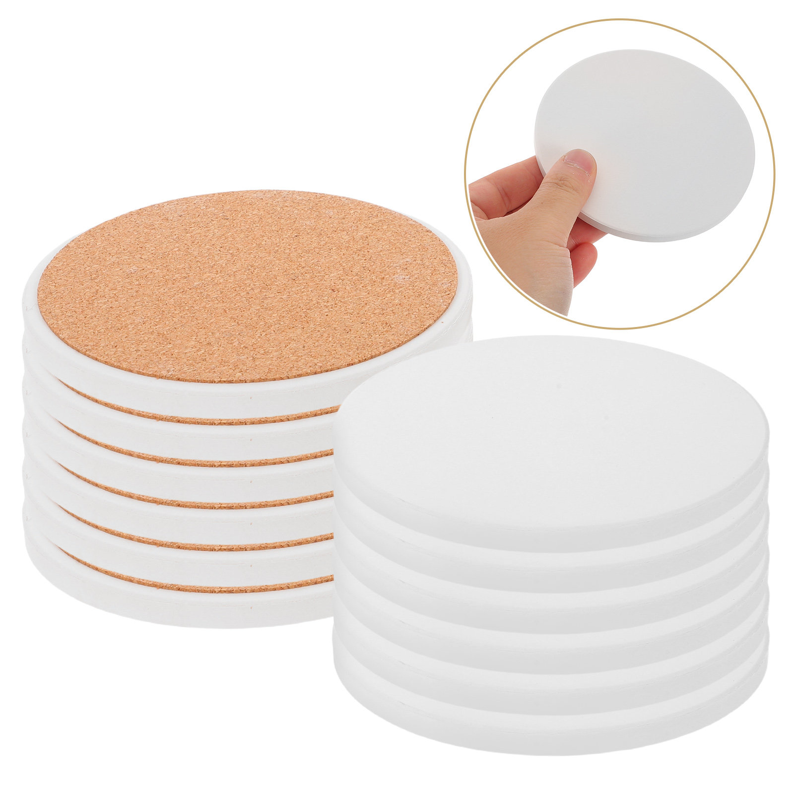 12pcs Sublimation Coasters Bla - Coaster Sublimation Blank ulasan dan harga