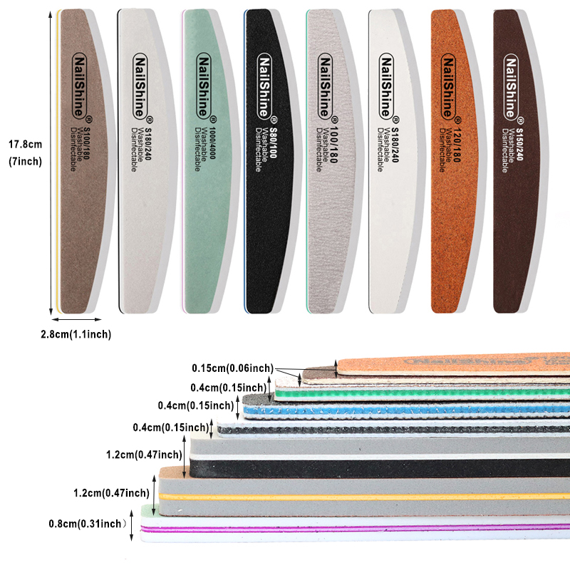 8Pcs/Box Nail File Buffer Kit  - Photo Acrylic Block ulasan dan harga