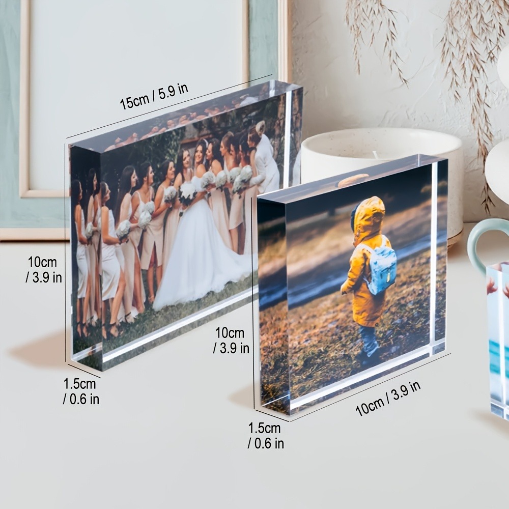 Personalized 3D Acrylic Photo  - Photo Acrylic Block ulasan dan harga