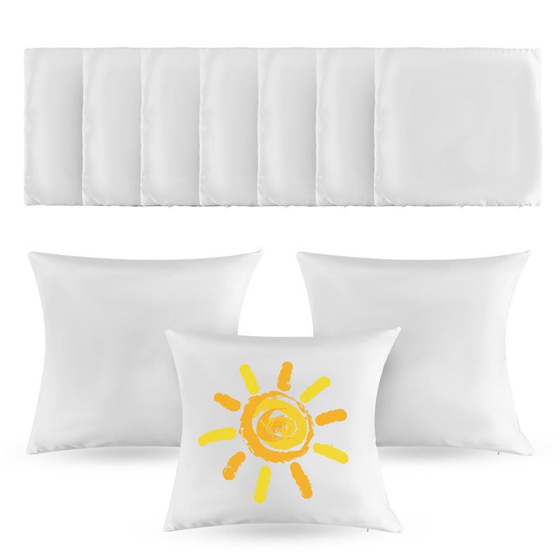 40X40 White Plain Sublimation  - Pillow Cover Sublimation ulasan dan harga