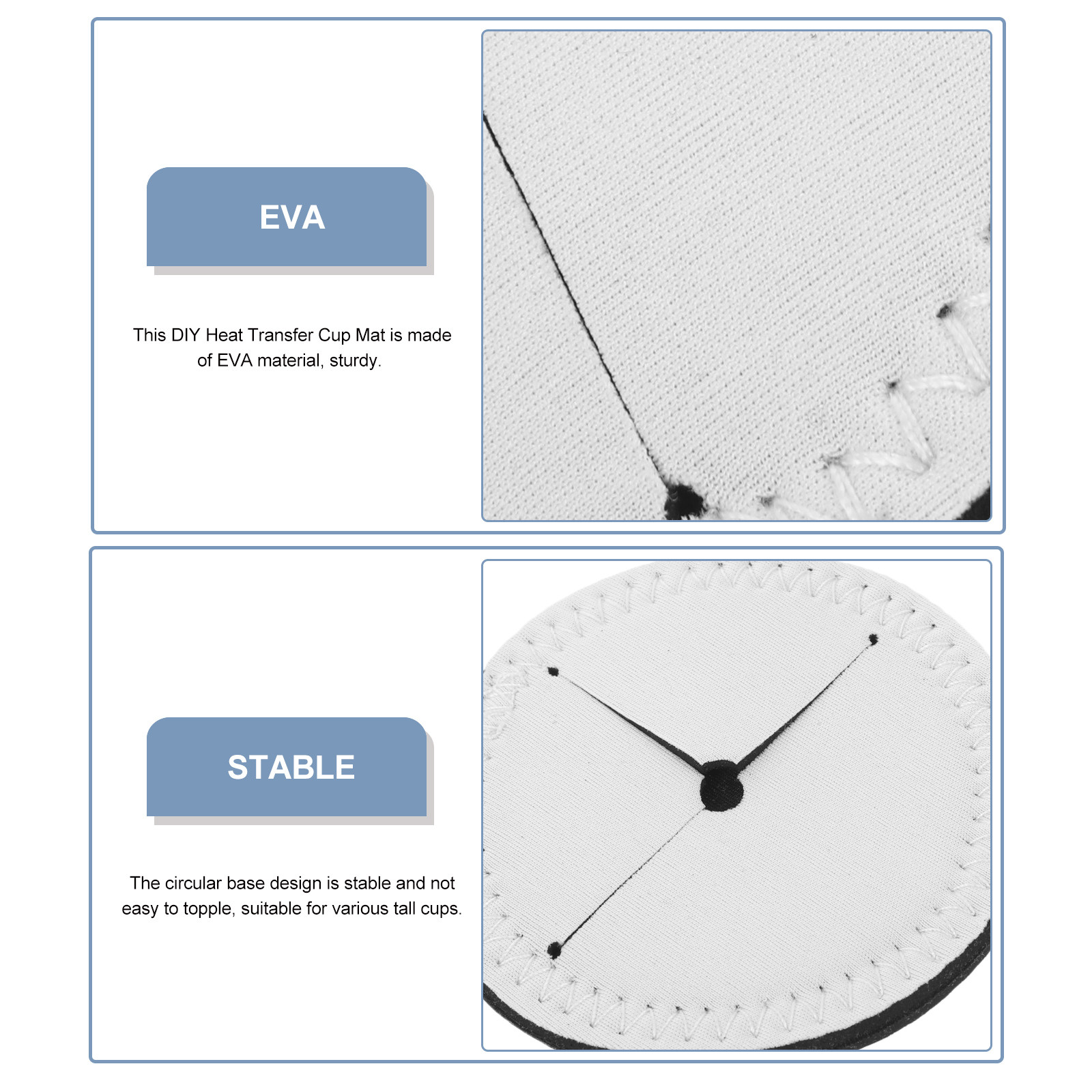4Pcs Blank Sublimation Coaster - Coaster Sublimation Blank ulasan dan harga