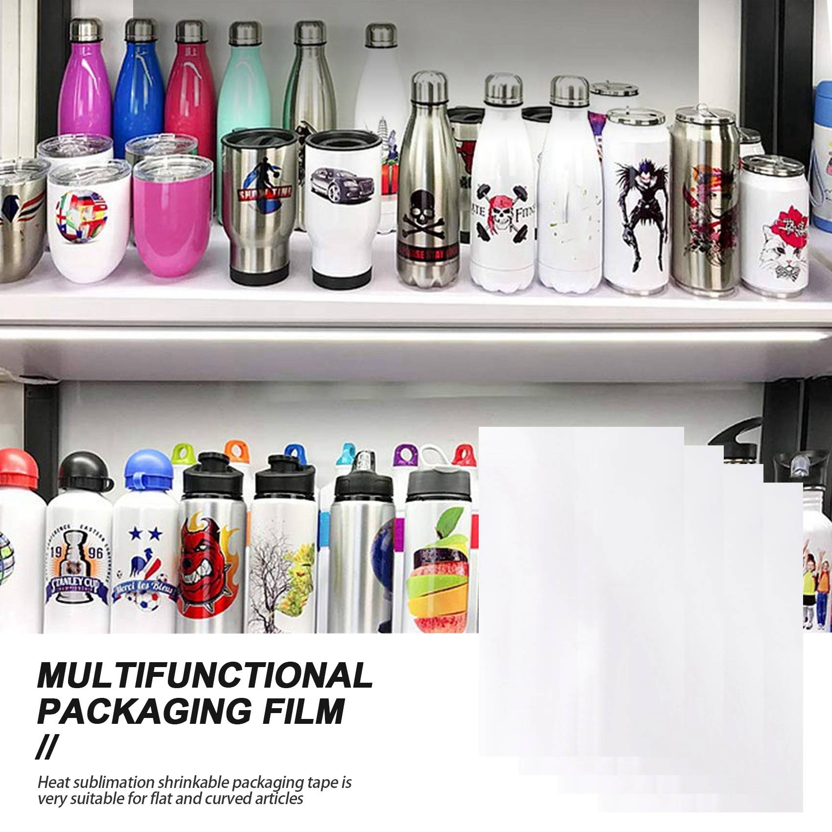 -FTGT 30Pcs Sublimation Shrink - Sublimation Mug White ulasan dan harga