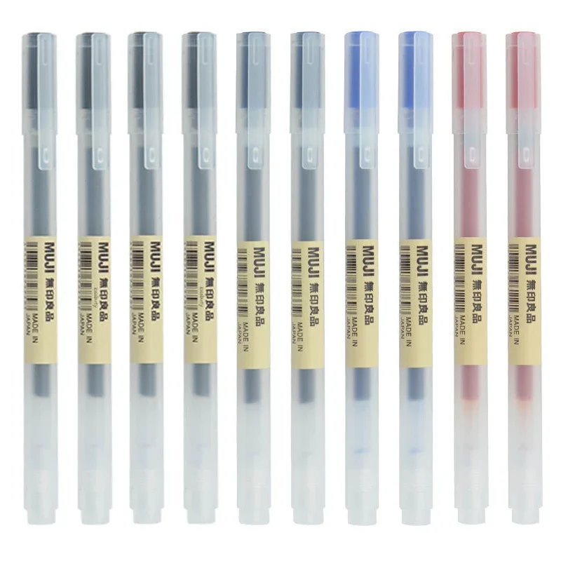 10-30Pcs/Set 0.38/0.5mm Gel pe - Muji Stationery Gel Pen ulasan dan harga