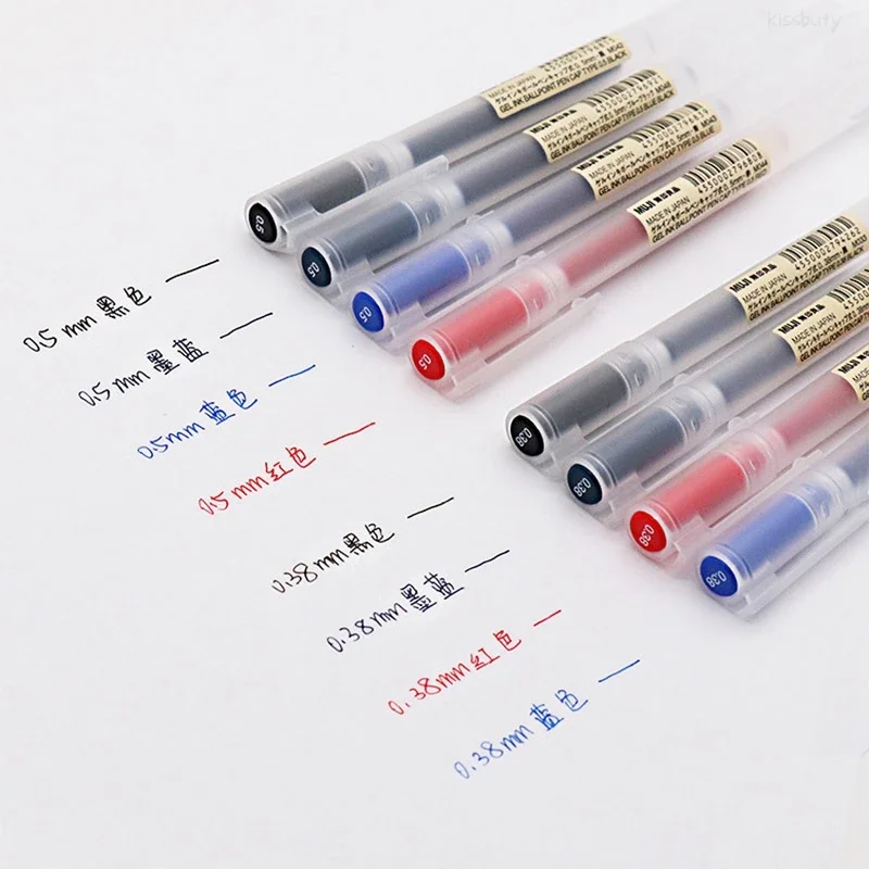 10-30Pcs/Set 0.38/0.5mm Gel pe - Muji Stationery Gel Pen ulasan dan harga