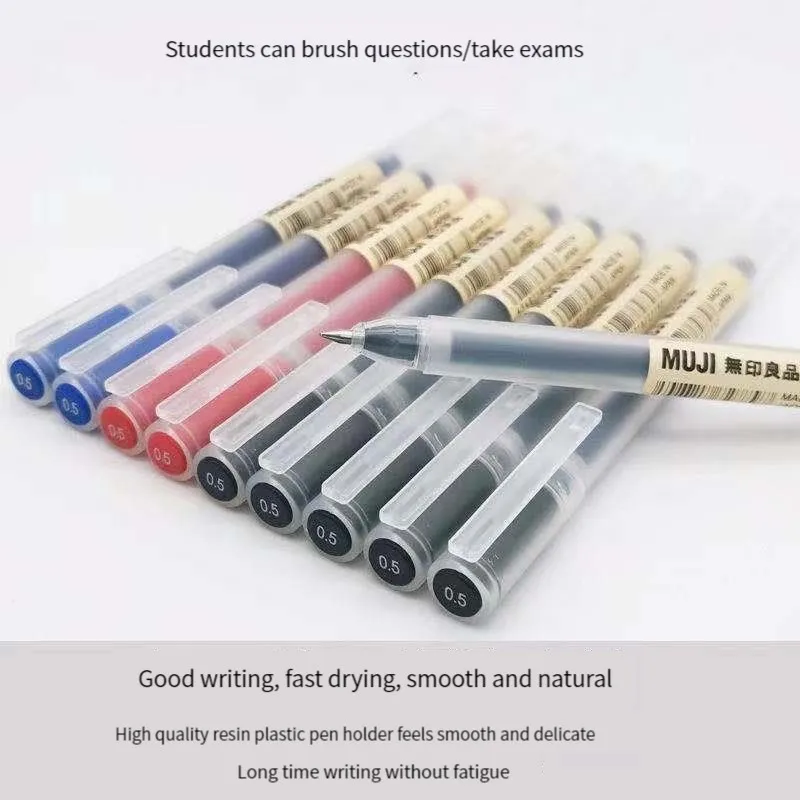 6/8Pcs/Set Kawaii MUJIs Gel Pe - Muji Stationery Gel Pen ulasan dan harga