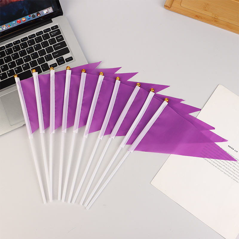 10Pcs Colorful Triangular Flag - Yard Sign Blank ulasan dan harga