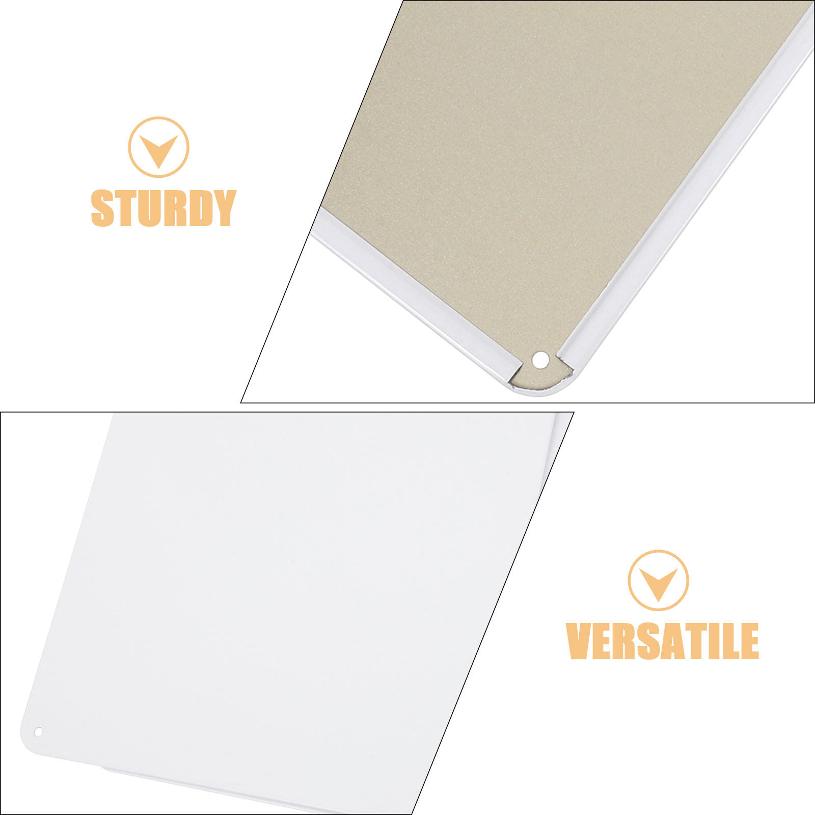 2Pcs Stable Tinplate Metal Bla - Yard Sign Blank ulasan dan harga