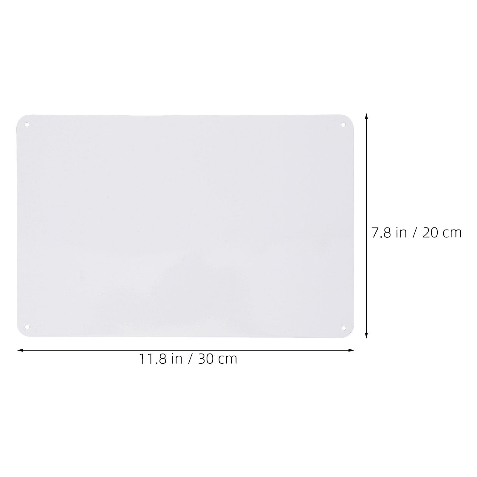 2Pcs Stable Tinplate Metal Bla - Yard Sign Blank ulasan dan harga