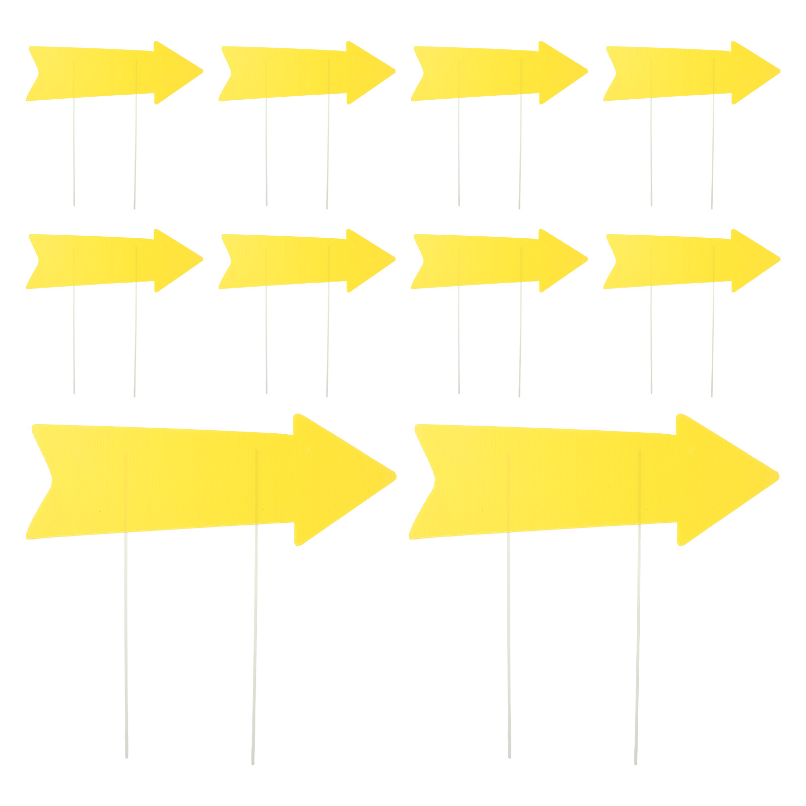 10Pcs Blank Arrow Yard Signs Y - Yard Sign Blank ulasan dan harga