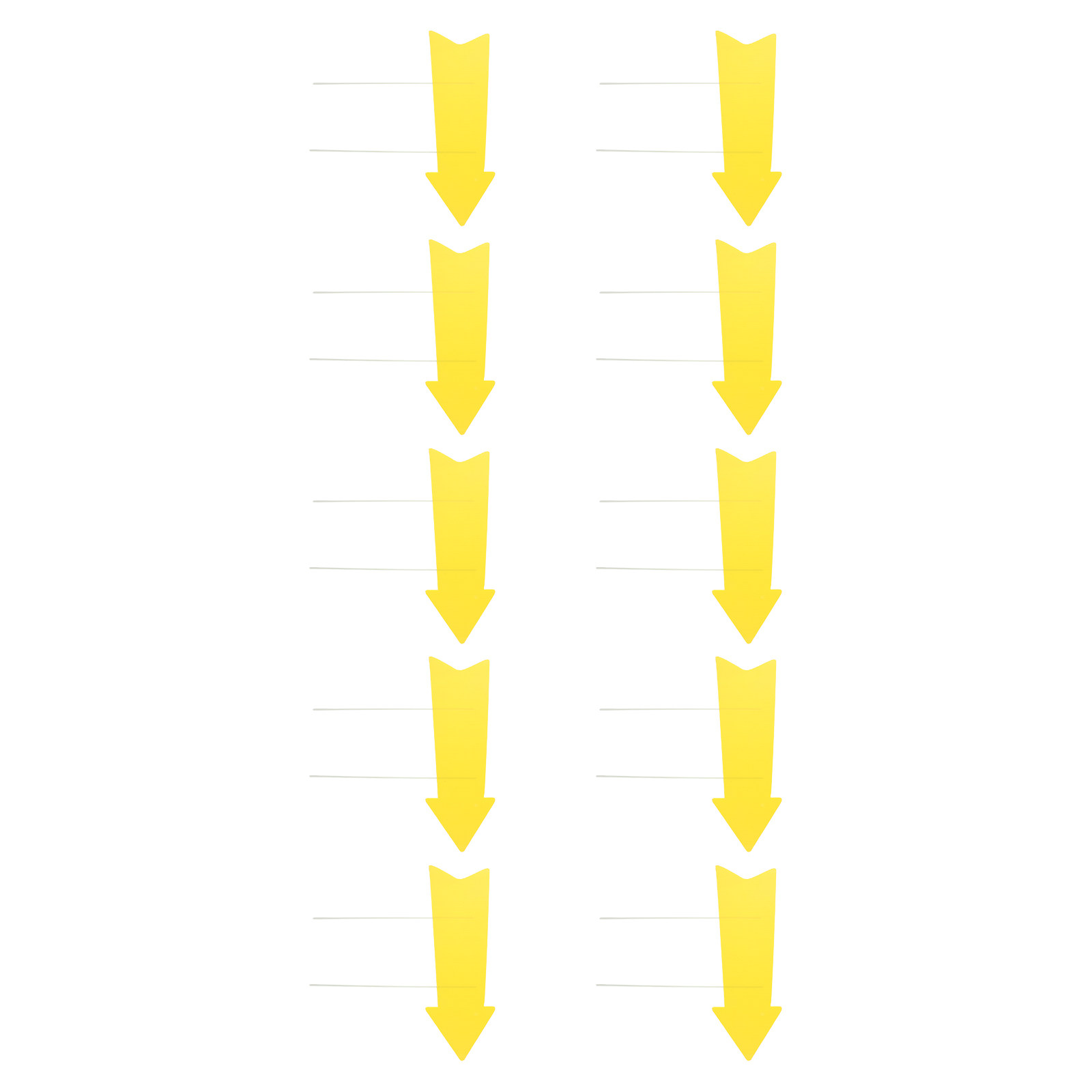 10Pcs Blank Arrow Yard Signs Y - Yard Sign Blank ulasan dan harga