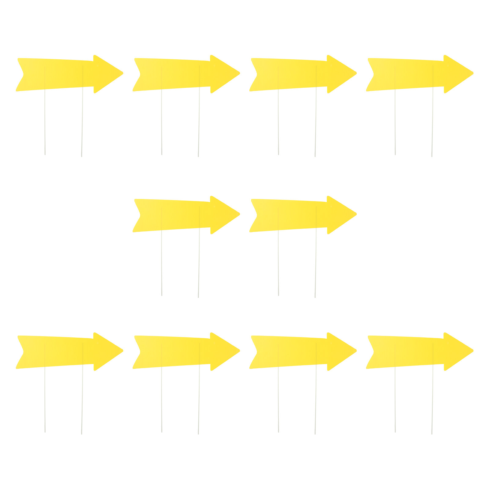 10Pcs Blank Arrow Yard Signs Y - Yard Sign Blank ulasan dan harga