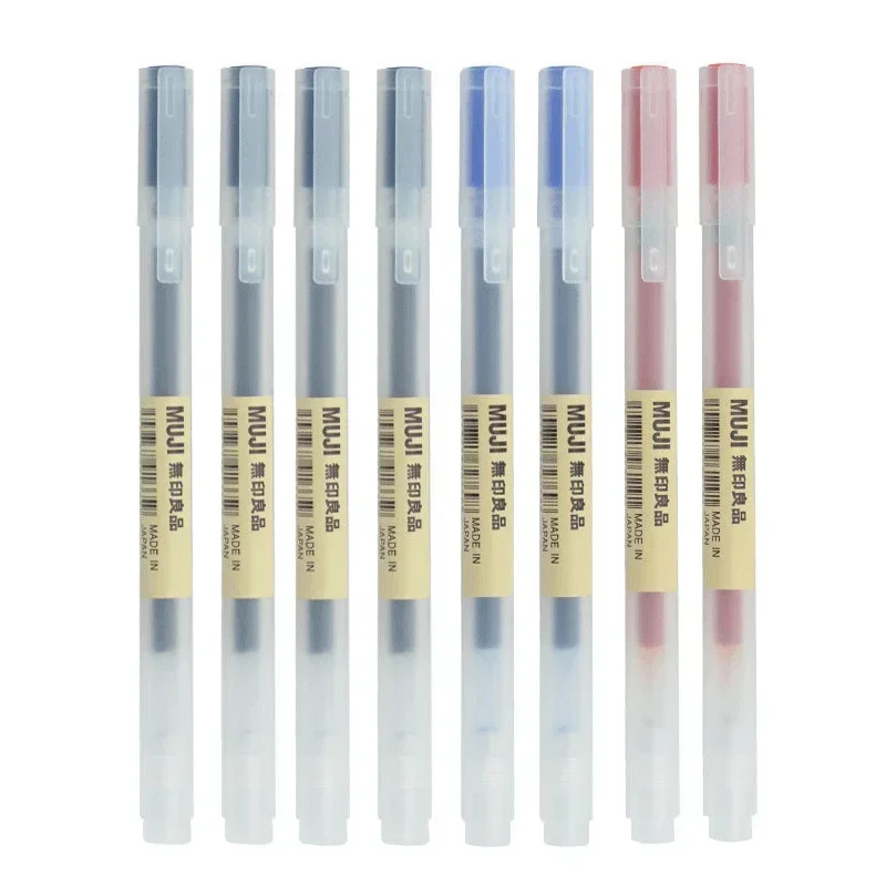 6/8Pcs/Set MUJIs Gel Pen Black - Pentel Pen Energel ulasan dan harga