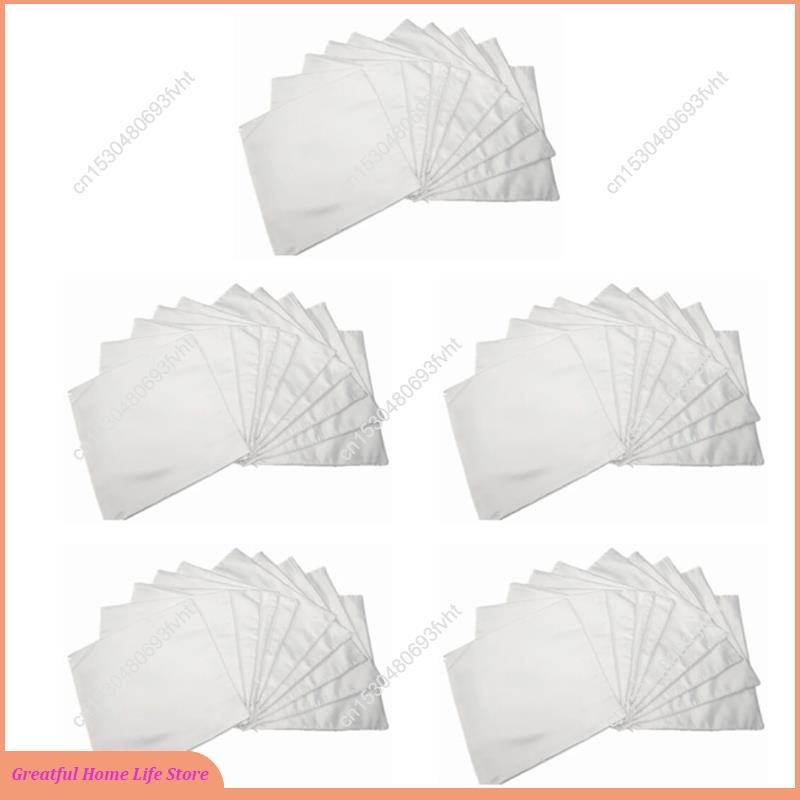 AT59 40X40 White Plain Sublima - Pillow Cover Sublimation ulasan dan harga