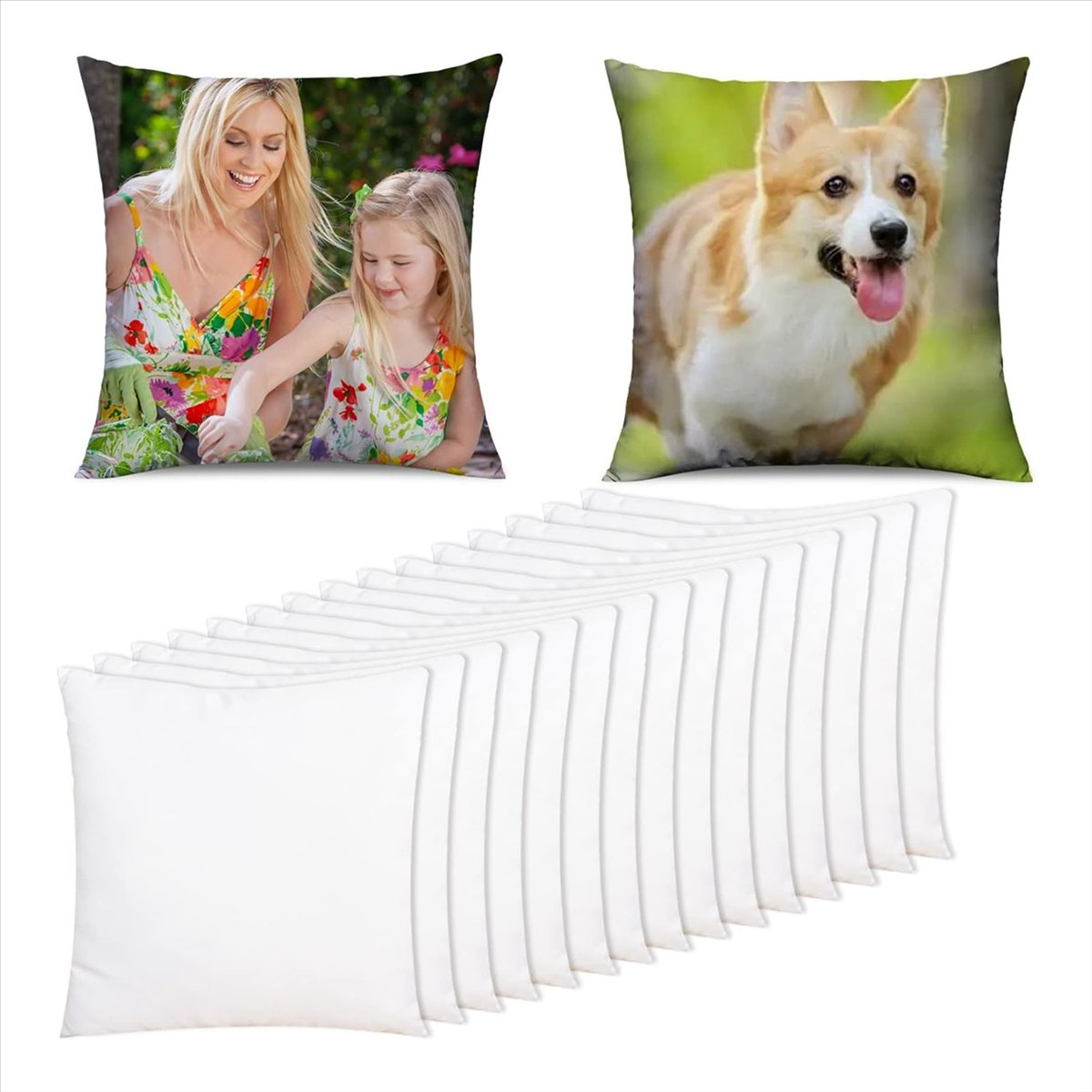 ABZT 15 Pcs Sublimation Blanks - Pillow Cover Sublimation ulasan dan harga
